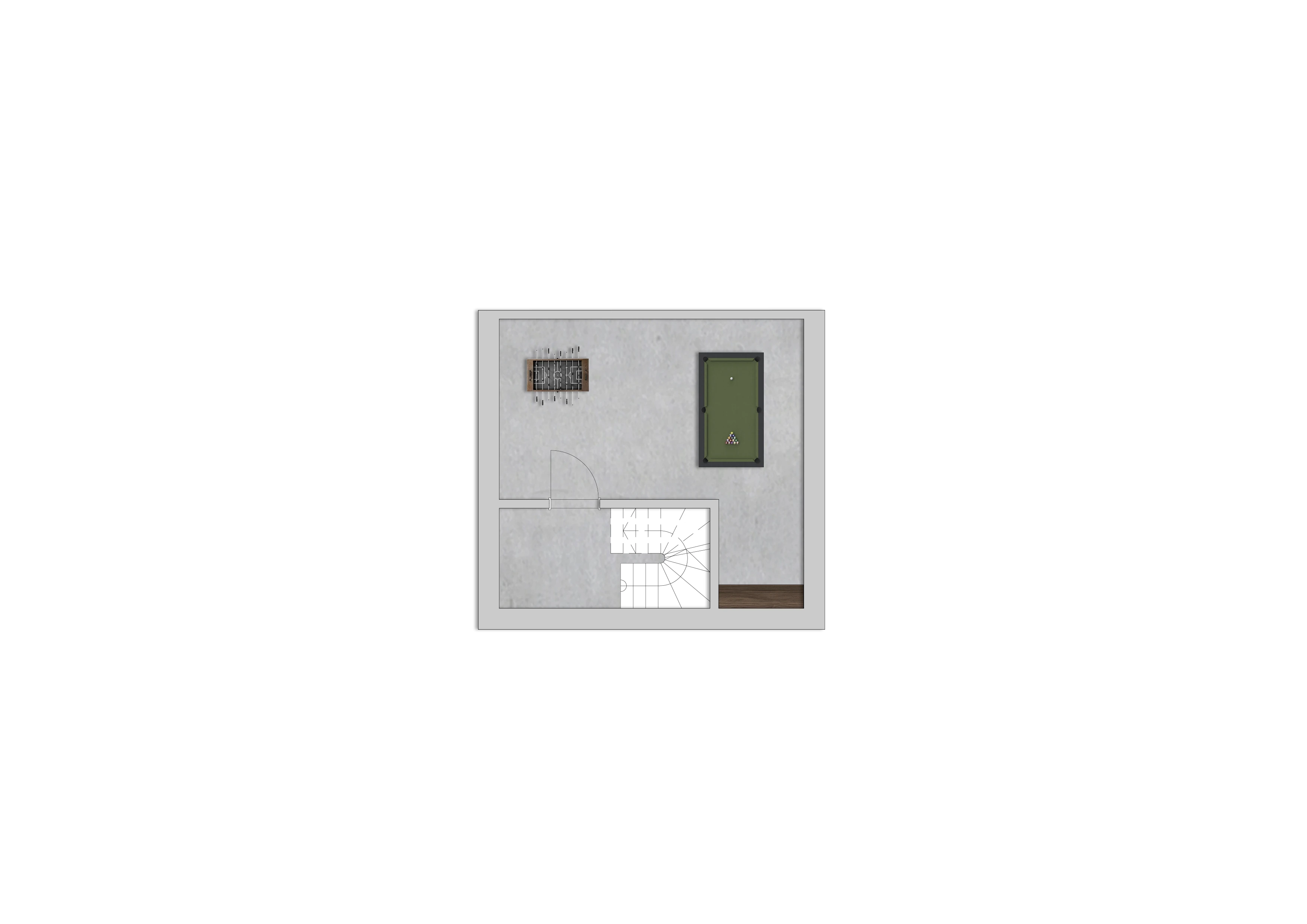 Grundriss Stadthaus 43 C, Kellergeschoss