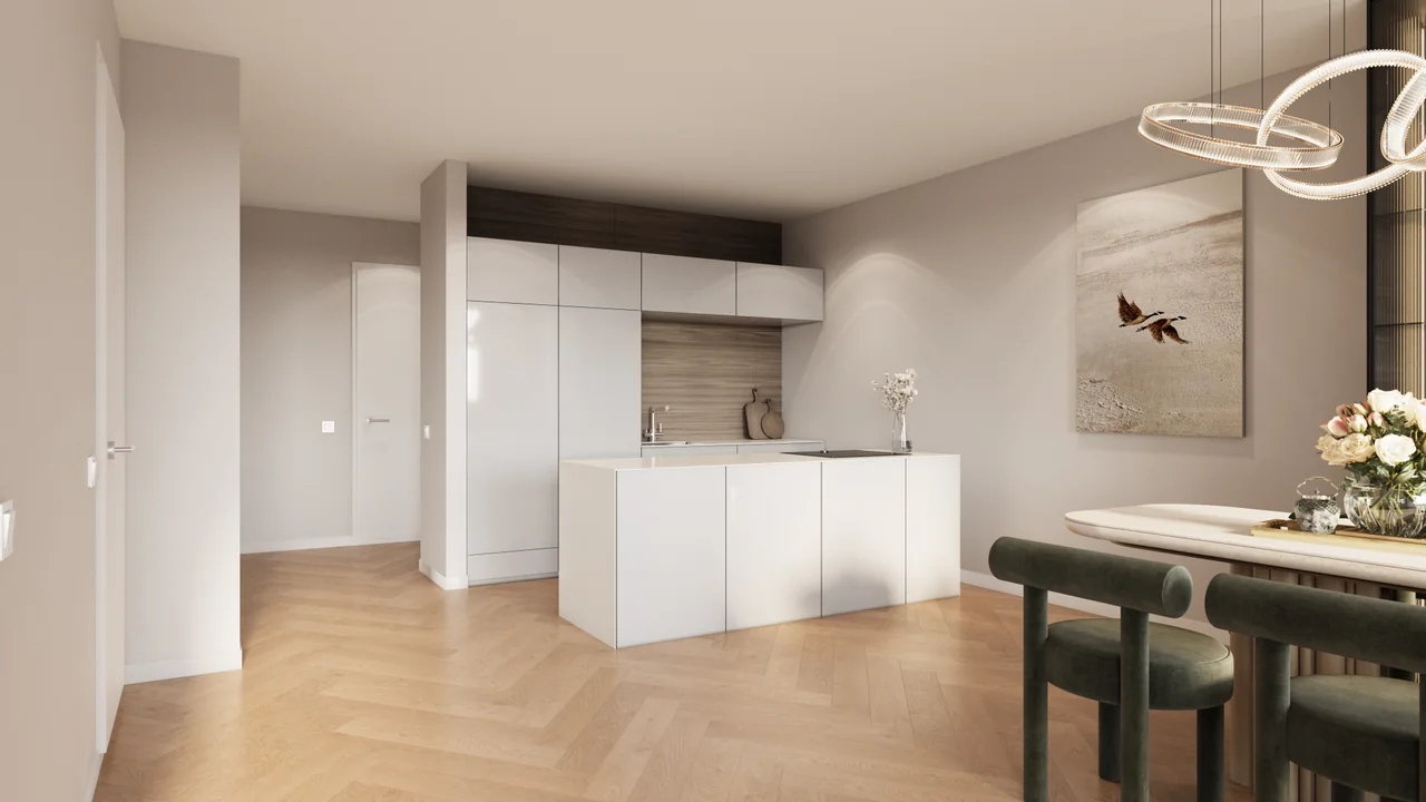 Küche · Wohnung 1.9. Visualisierung.