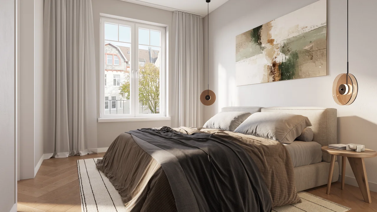 Schlafzimmer · Wohnung 1.2. Visualisierung.