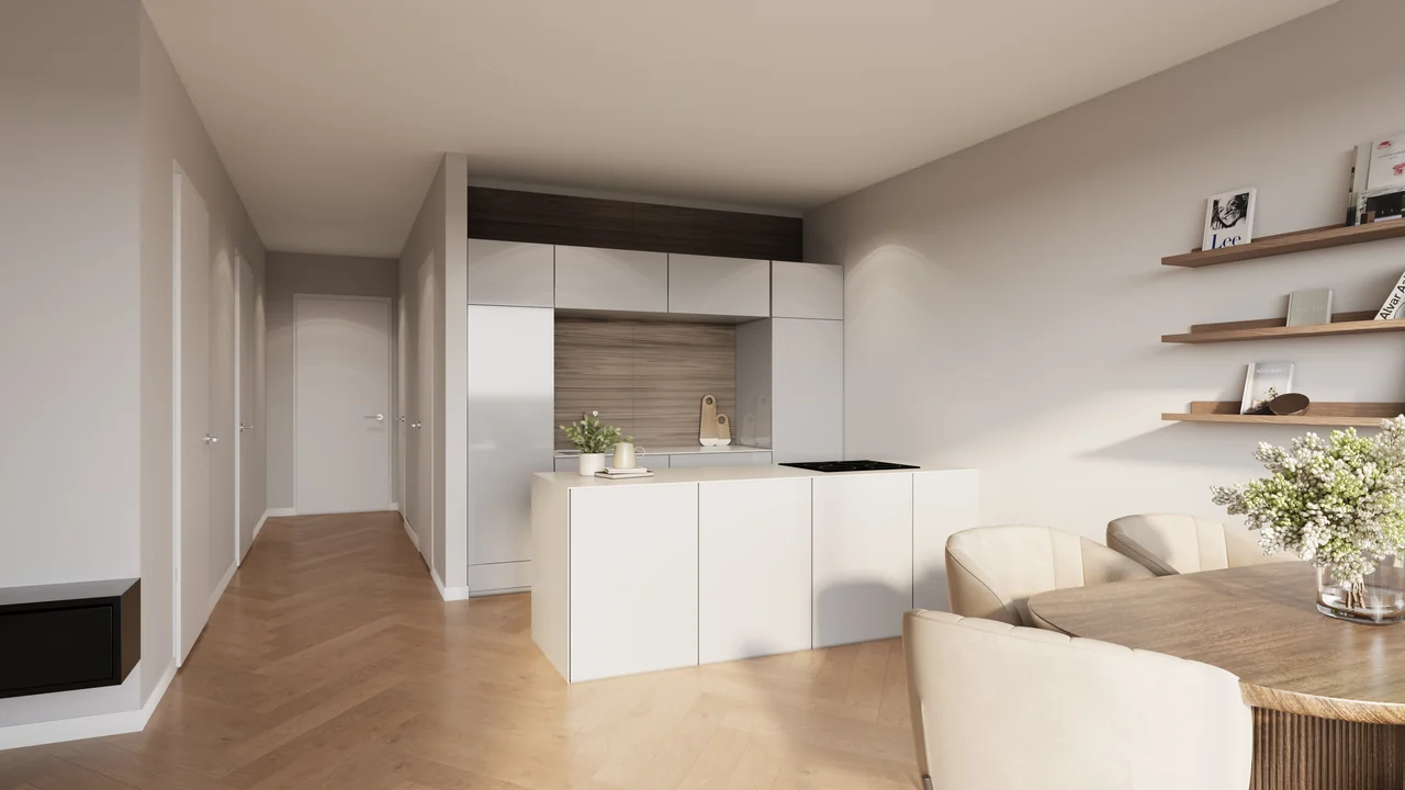 Küche · Wohnung 1.1. Visualisierung.