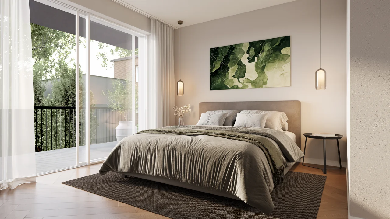 Schlafzimmer · Wohnung 1.1. Visualisierung.