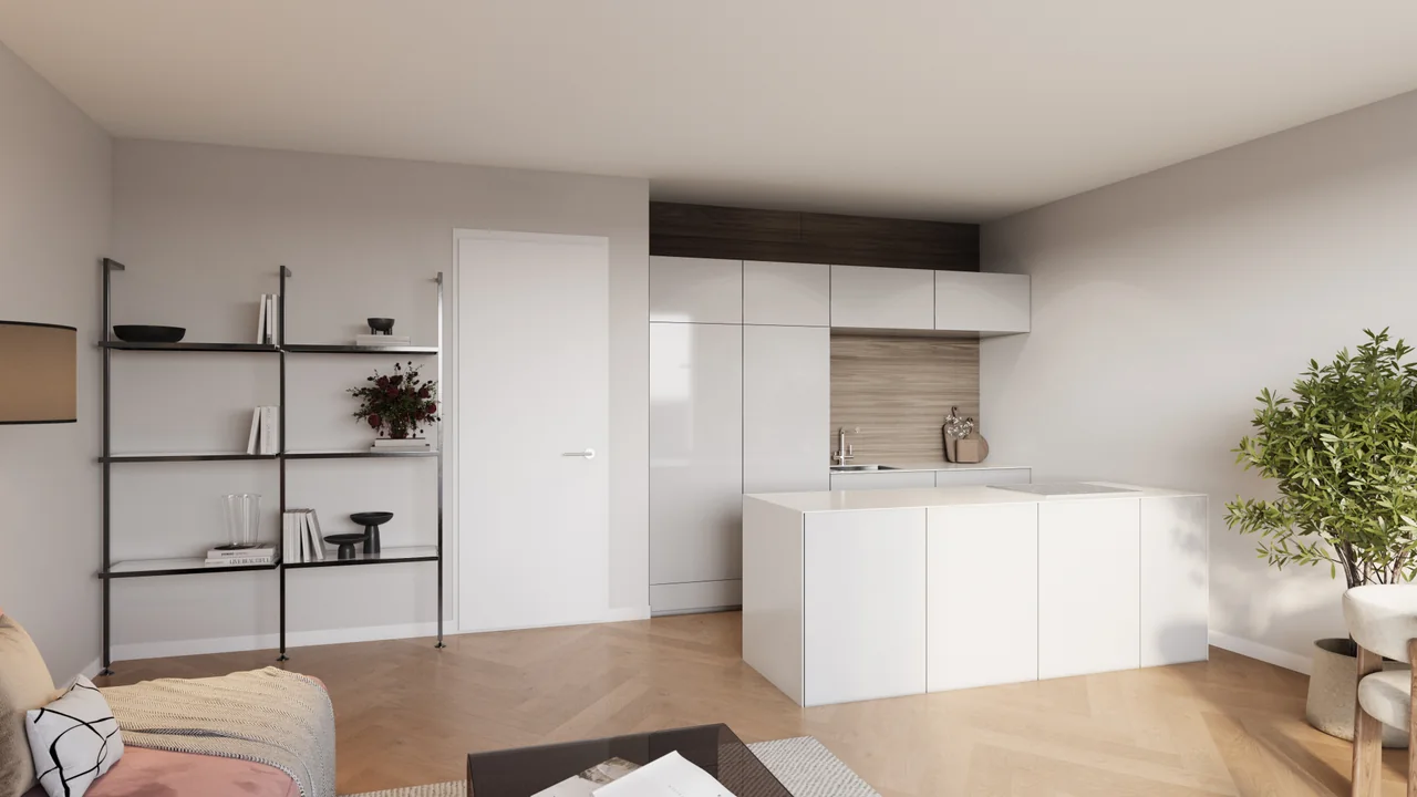 Küche · Wohnung 1.7. Visualisierung.